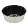 Diamonds Stainless Non-Slip Dog Bowls - Black 1.15L