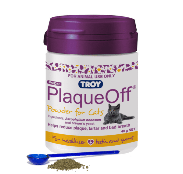 Troy PlaqueOff Powder for Cats 40 g