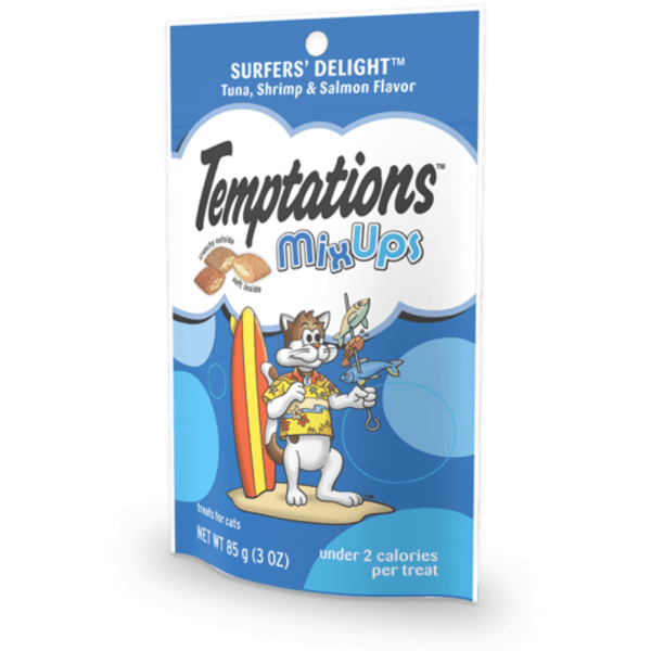 Temptations Mix Up Cat Treats Tuna Shrimp Salmon 48g.