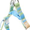 YOULY Multi-Color Striped Step-in Dog Harness for Dogs, L