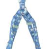 YOULY the Artist Blue Terrazzo Step-In Dog Harness for Dogs