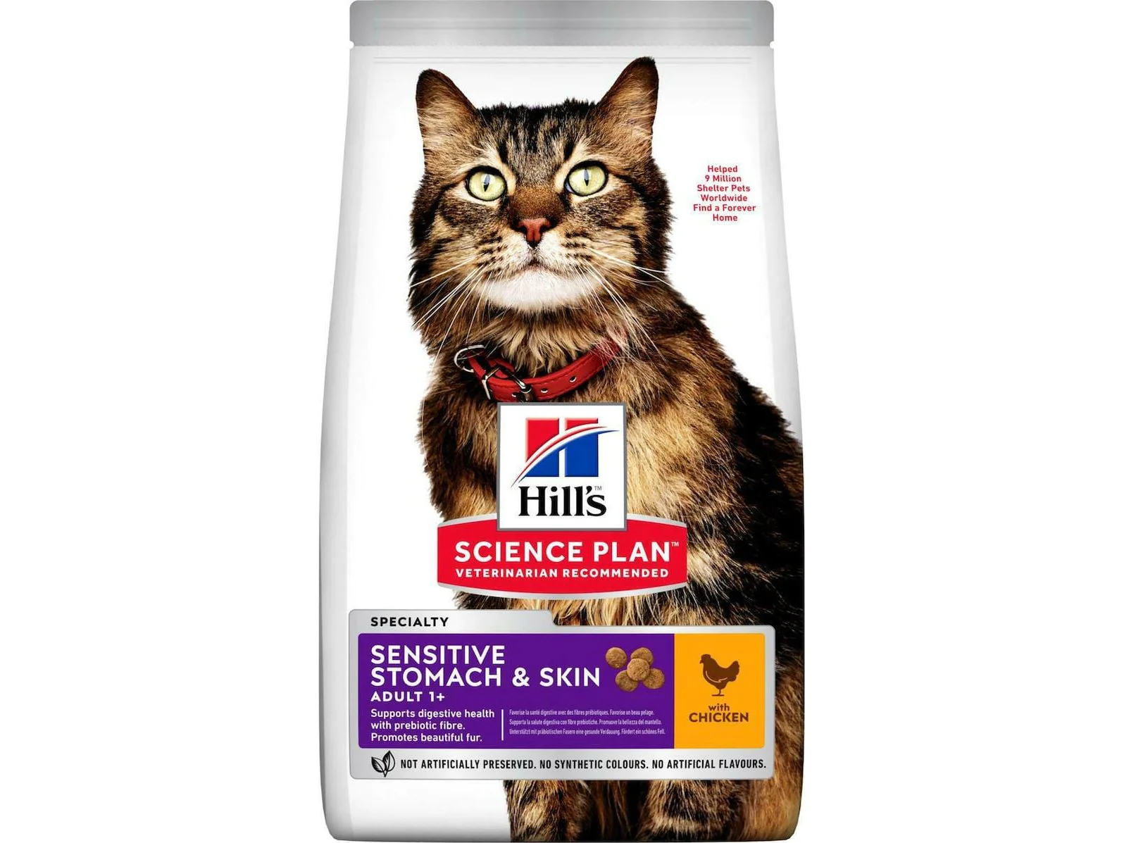 HILLS SCIENCE PLAN ADULT CAT SENSITIVE SKIN 1.5KG The Veterinary