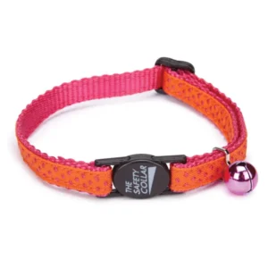 Savvy Tabby With RibbonCollar 8-12In Pink Dot